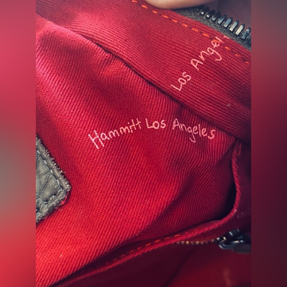 New Hammitt Backpack - Hunter Medium Olivine snake-embossed leather - Picture 12 of 12